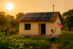 off-grid ajuda familias a gerar energia mesmo em locais remotos.