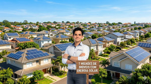 7 milhões de casas com energia solar marco economia