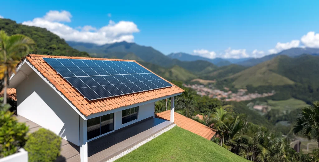 Hibrido sistema de energia solar